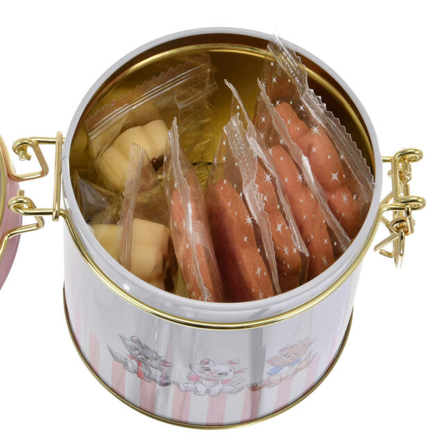 マリー、ベルリオーズ、トゥルーズ おしゃれキャット クッキー・チョコレート セット キャニスター缶入り DISNEY CAT DAY 2025 1,600円