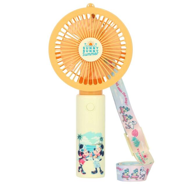 ファン 2,600円|東京ディズニーリゾート「SUNNY SUNNY Summer」グッズ|販売店舗:東京ディズニーランド「グランドエンポーリアム」、東京ディズニーシー「タワー・オブ・テラー・メモラビリア」|発売日:2025年6月5日(木)