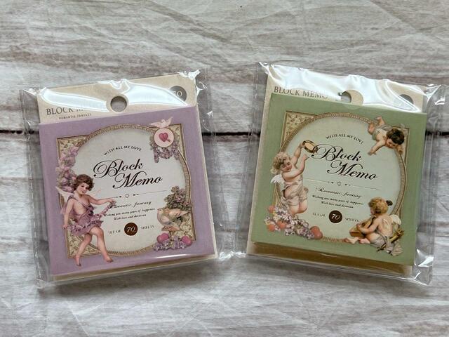 ブロックメモ 70P ロマンティックファンタジー/各税込110円