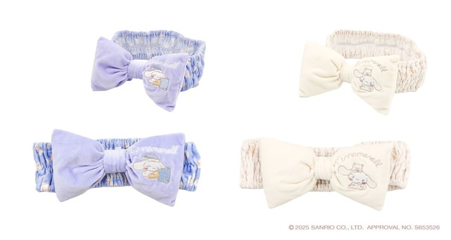 【シナモロールのんびりマルシェ】ヘアバンド（全2色・BL/BE）各1,848円