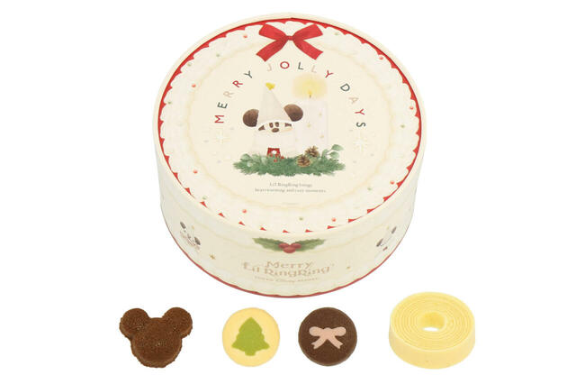 アソーテッド・スウィーツ 2,000円｜東京ディズニーリゾート「ディズニー・クリスマス」クリスマスの妖精“リルリンリン”のグッズ｜販売店舗：東京ディズニーランド「ワールドバザール・コンフェクショナリー」、東京ディズニーシー「ガッレリーア・ディズニー」｜発売日：2024年11月8日（金）