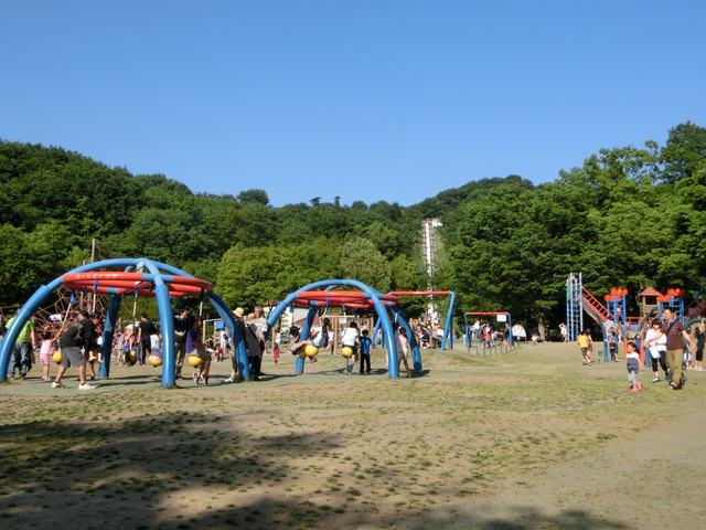 ぐんまこどもの国の「ダイナミック広場」