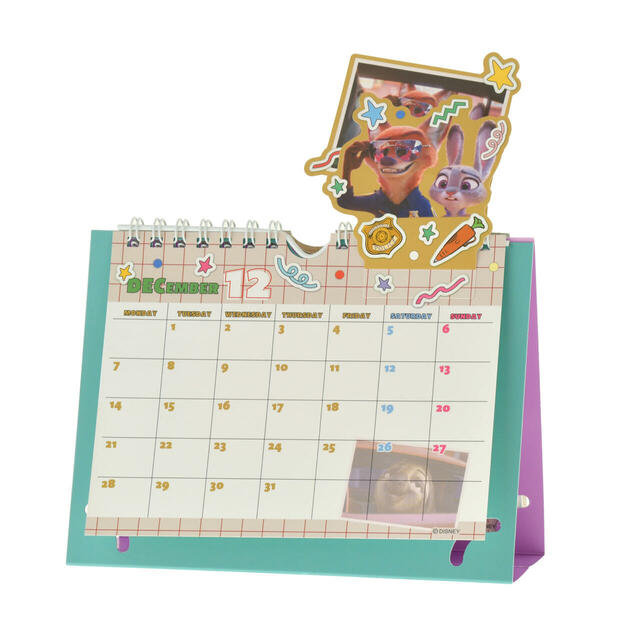 ズートピア 卓上カレンダー ポップアップ Memories CALENDAR&ORGANIZER 2026 2,200円