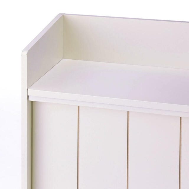 【ベルメゾン】羽目板風薄型トイレ収納ラック