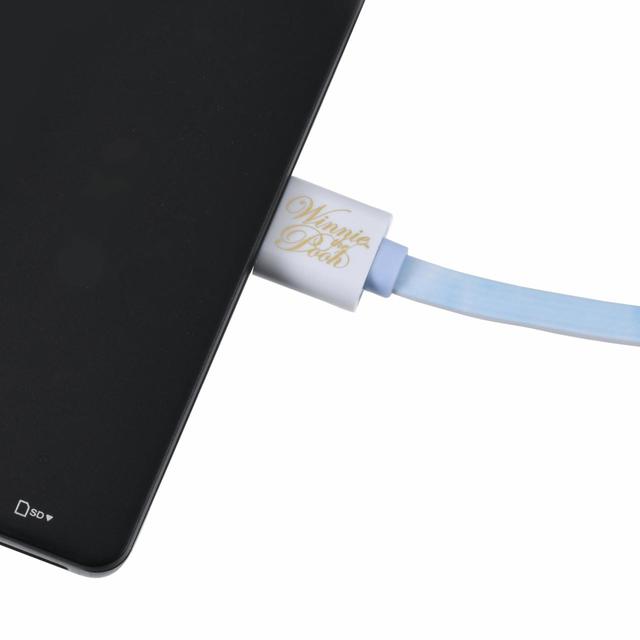 プーさん iPhone/micro USB用USBコード 2in1 コードバンド付き POOH'S BALLOON 2,640円