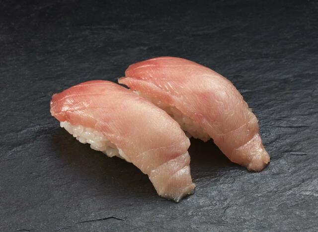 「とろびんちょう握り」<価格:231円(税込)>【【ゆず庵】11月18日より「鮪づくし三貫盛り」や「うに海鮮手巻き」「牡蠣の天ぷら」など、こだわりの贅沢メニューが新登場!】