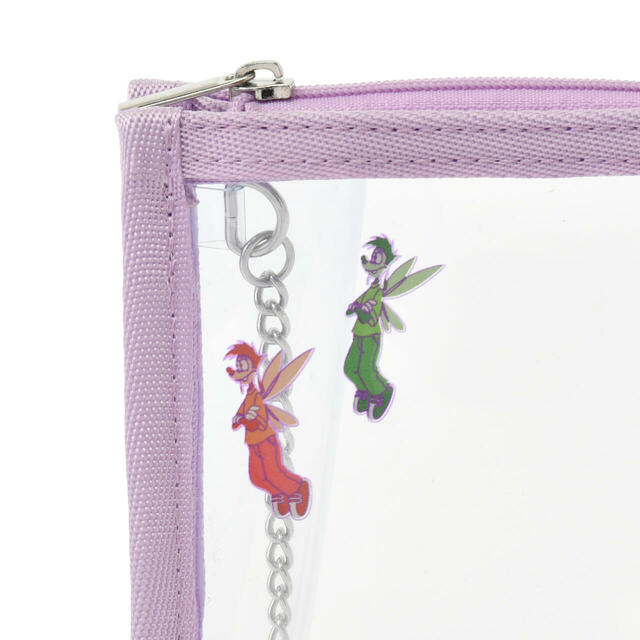 グーフィー＆マックス ポーチ クリア カラビナ付き GOOFY BIRTHDAY 900円