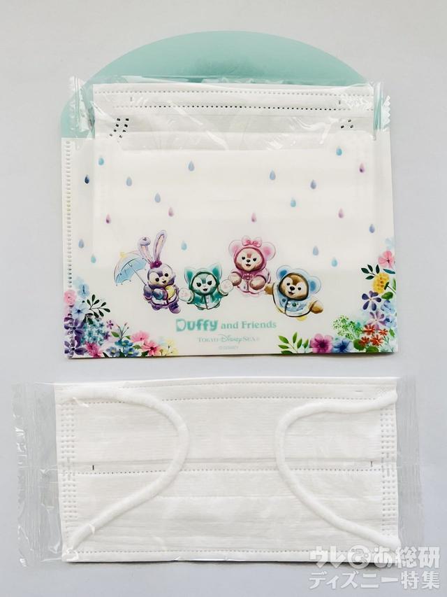 「ダッフィー&フレンズのビューティフル・レイニーデイズ」ポストカード&クリアホルダー使用例