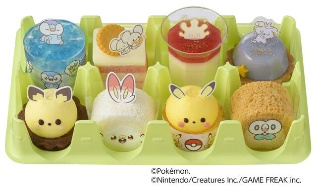 「＜ポケピース＞コレクション（8個入）」＜価格：3,132円（税込）＞【【銀座コージーコーナー】ひなまつりやパーティに♪ポケモンケーキ「ポケピース」予約受付スタート！】　