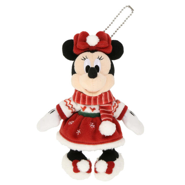 ぬいぐるみバッジ 2,500円｜東京ディズニーリゾート「ディズニー・クリスマス」スペシャルグッズ｜販売店舗：東京ディズニーランド「ディズニー＆カンパニー」、東京ディズニーシー「ガッレリーア・ディズニー」｜発売日：2024年11月8日（金）