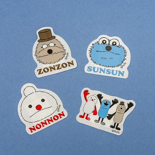 【パペットスンスン ダイカット救急ばんそうこう】サイズ約40×40mm（柄により異なります）・748円（税込）