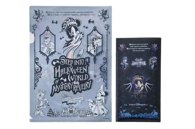 クリアホルダーセット 500円|2枚セット、A4、チケットホルダー(縦約22.5×横約12cm)|東京ディズニーリゾート「ディズニー・ハロウィーン」2019 スペシャルグッズ|販売店舗:東京ディズニーシー「エンポーリオ」