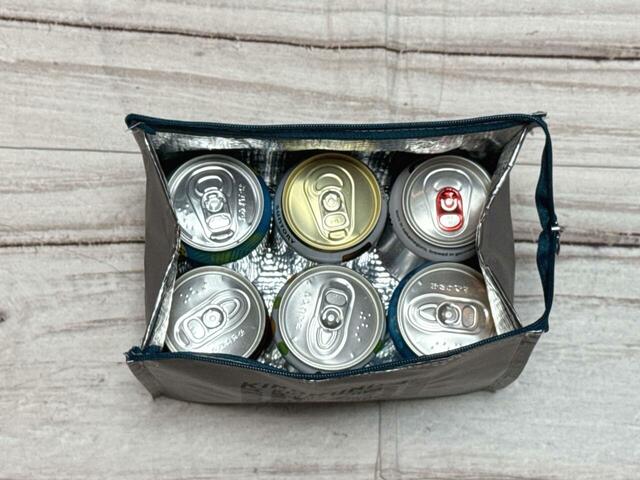 350mLの缶を6本入れてみました