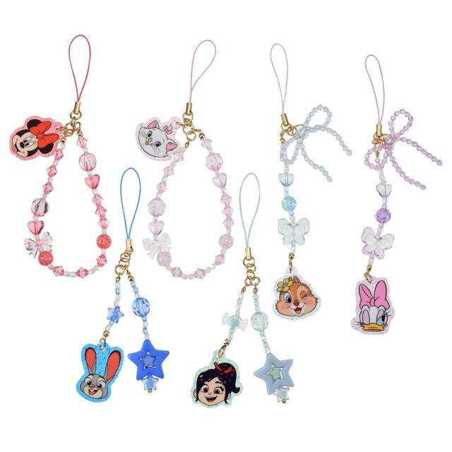 ディズニーキャラクター シークレットストラップ ビーズ 900円