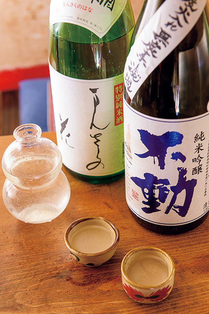 瓢箪（大井町） 日本酒も厳選したものを豊富に取り揃えている。