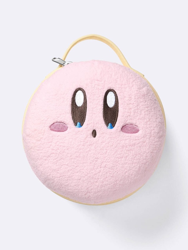 【GU×星のカービィ】グッズ「ポーチ Kirby」11 PINK　￥2,490