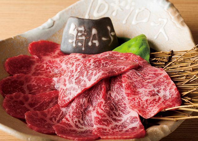 うまい肉「名店の逸品」／焼肉東京苑（祐天寺）　  焼肉東京苑の東京苑10秒ロース　1290円