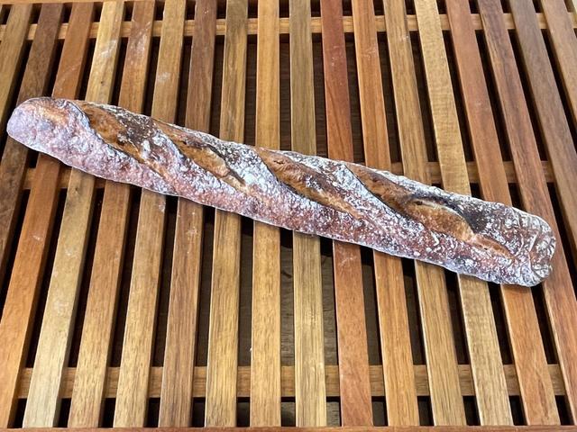 【市東製作所】ハード系パンの名手が焼いた「バゲット」。焼色からしてうまそう