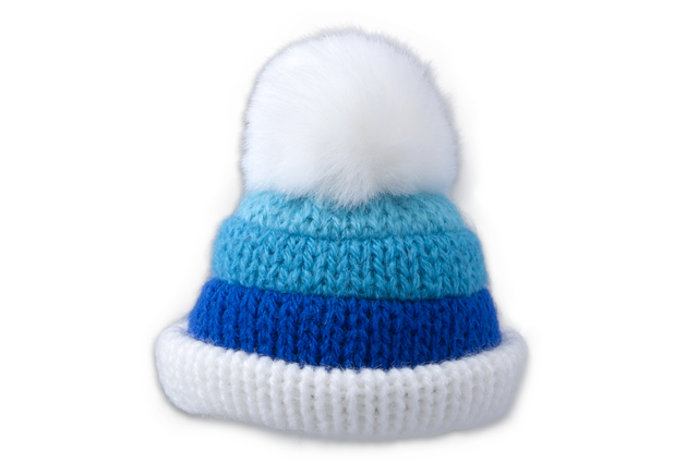 ヘッドウェア「ニットキャップ(ブルー) 」400円|スノースノー“メイク・イット・マイン”|2018年11月6日(火)発売|販売店舗 東京ディズニーランド「フロンティア・ウッドクラフト」|東京ディズニーリゾート「ディズニー・クリスマス」