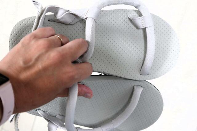 【mont-bell ロックオンサンダル】重さはMサイズで片足137g。とにかく軽いのが魅力！