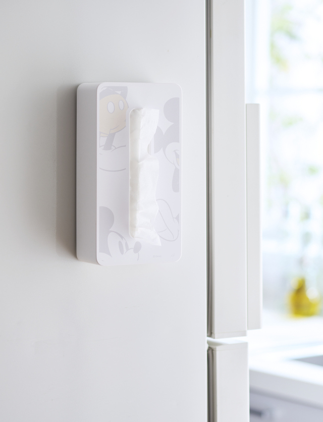 ＜袋入りタイプ専用＞マグネットで取り付けられるティッシュケース「ミッキーマウス」タワー/tower｜¥2,690 （税込）