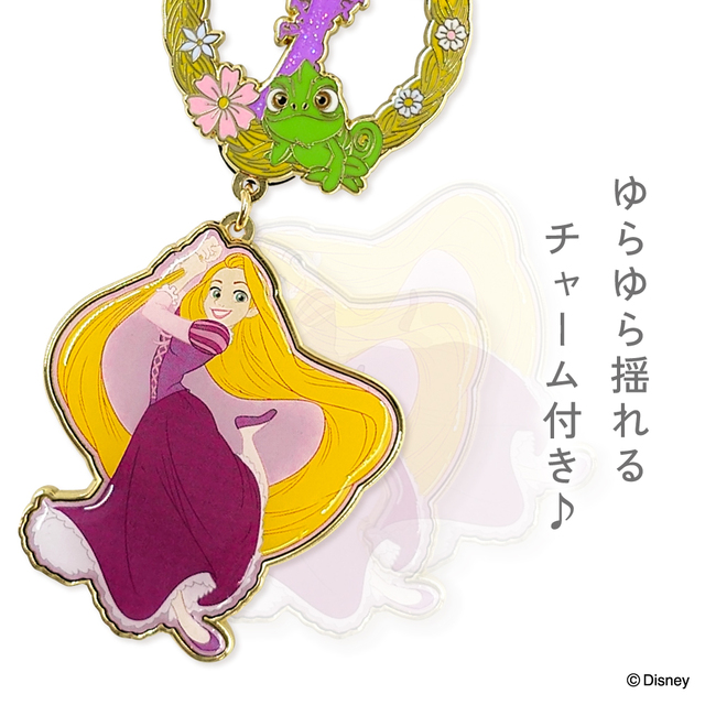 コレクションピンバッジ　ラプンツェル＆パスカル　1,980円
