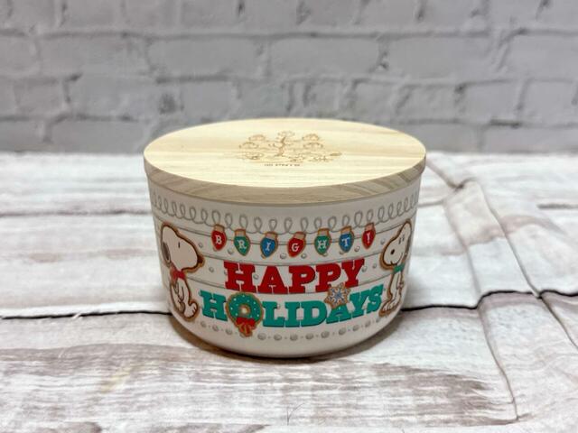 スヌーピー　クリスマス　バンブーコンテナ／税込935円