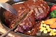 ブラックアンガス牛の赤身肉と豆腐のビーフハンバーグ
