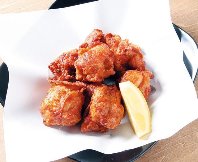 【関西】セルフ鶏焼の名店／【東三国】しちりんや　もも肉の唐揚げ（3個） 430円