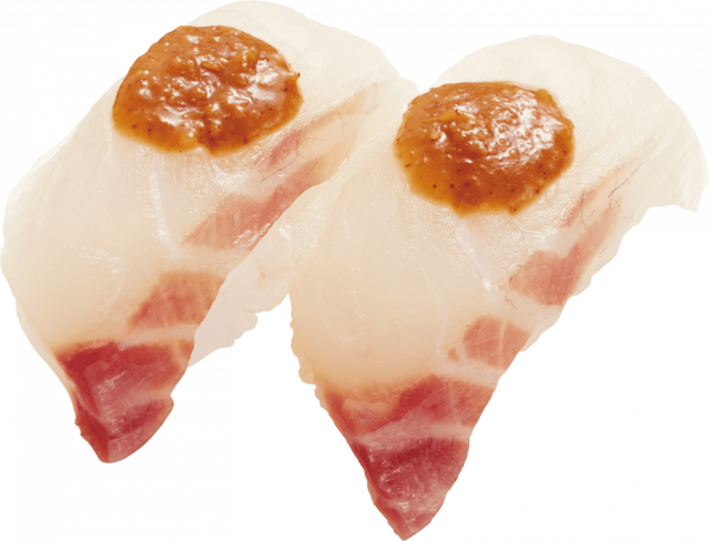 鮨 大地 監修 真鯛の香る胡麻醤油のせ