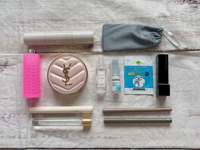 これだけのコスメがスッキリ収納できちゃいました！