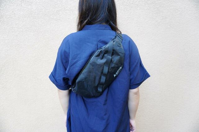 斜めがけしてみたところ