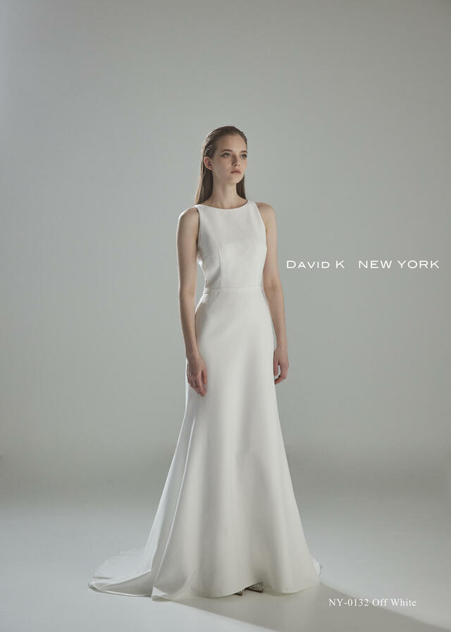 クラウディア｜「DAVID K NEW YORK（デヴィッド ケイ ニューヨーク）新作ウェディングドレス｜NY-0132_Offwhite