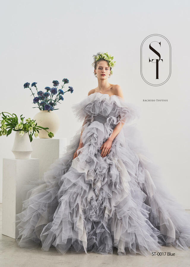 【クラウディア】ST新作ウェディングドレス｜ST-0017_Blue