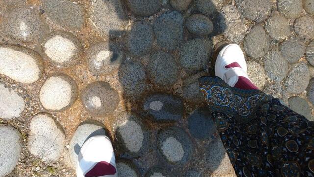 【無印良品 スニーカーサンダル】平坦な道であれば、おそらく1日履いても問題なさそう