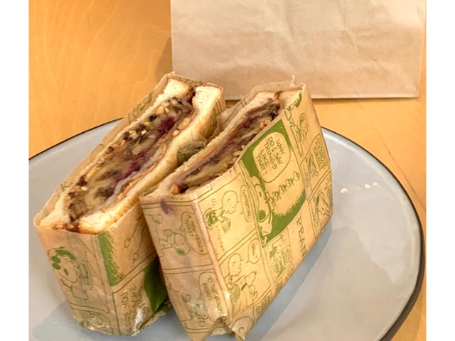 ピーナッツ・ギャングのピーナッツバターサンド 980 円(税込）