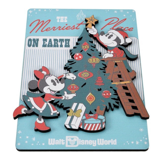 ミッキー＆ミニー マグネット WALT DISNEY World DISNEY CHRISTMAS 2022 1,210円