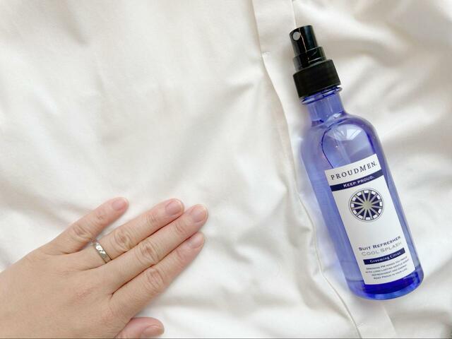 【プラウドメン スーツリフレッシャー】軽度のシワならしっかり取れました♪