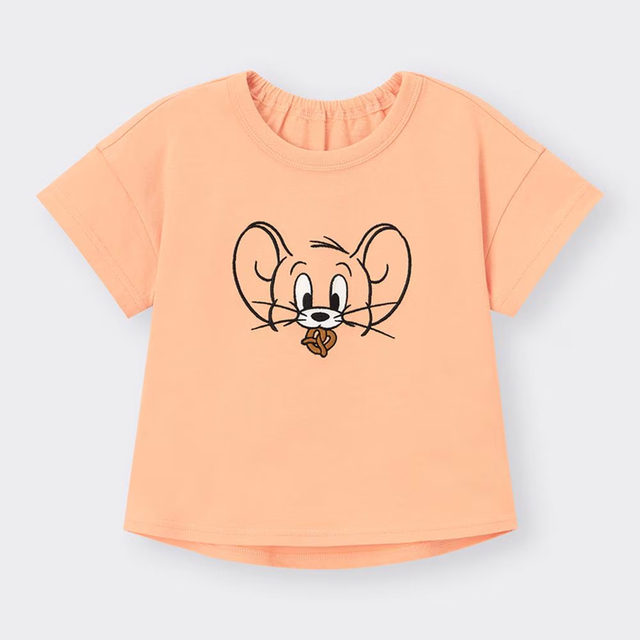 BABY(TODDLER)カンタンT(半袖) ¥990｜GU「トムとジェリー」コレクション