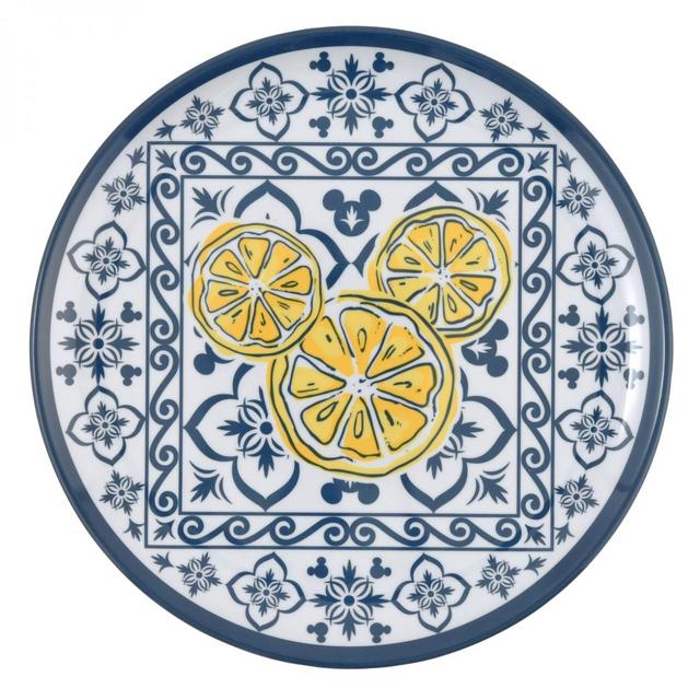 ミッキープレートセット/価格4,400円 (税込)、サイズ:各直径約23×高さ1.5(cm)、素材:メラミン樹脂