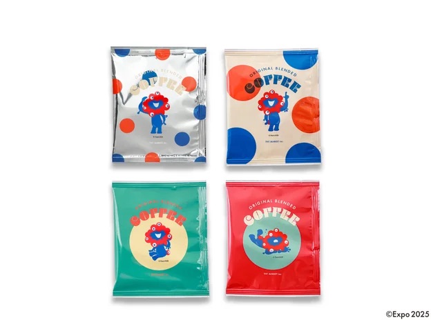 大阪・関西万博公式ライセンス商品「ミャクミャクオリジナルデザインドリップバッグ」