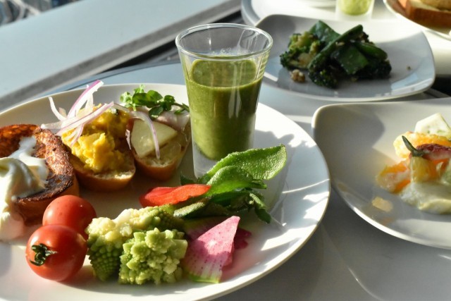 三井ガーデンホテル銀座プレミア／アイスプラントやロマネスコなど変わった野菜もいっぱい