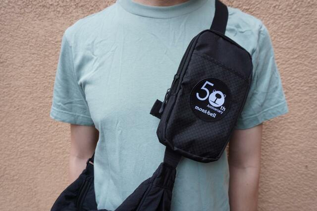 ボディバッグにもつけられる