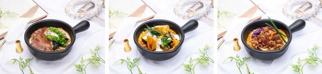 【NEW】ホワイトカルボナーラ風ドリア、【Q】クリームチーズのサツマイモ＆かぼちゃドリア、【JUHAKNYEON】ポーククジンジャードリア