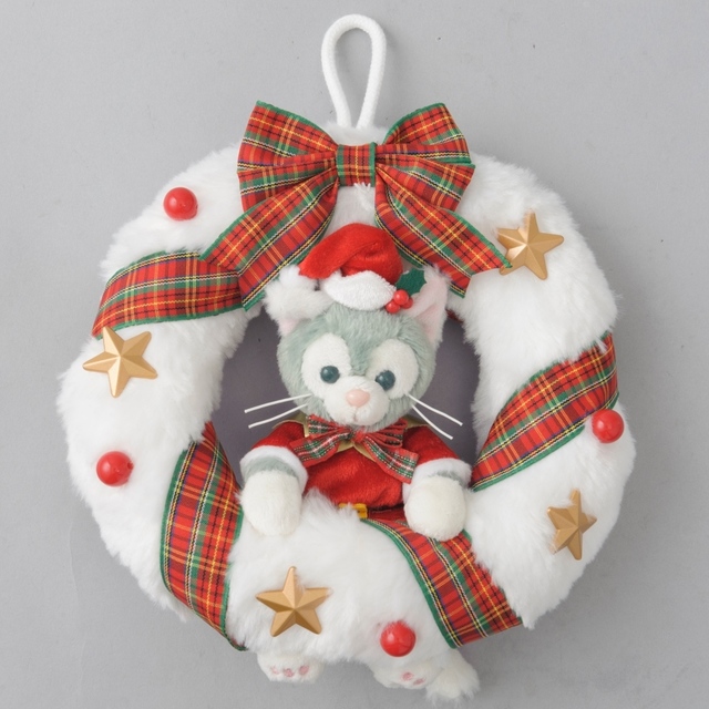 リース ¥3,500 ※直径約18cm|ダッフィーのクリスマス(2016年)スペシャルグッズ