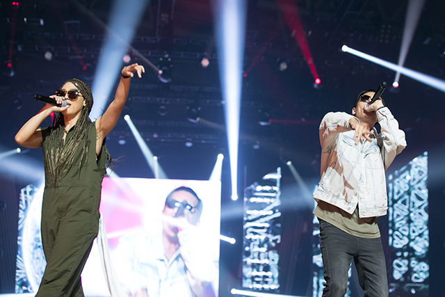 タイガーJK&ユン・ミレ(左)