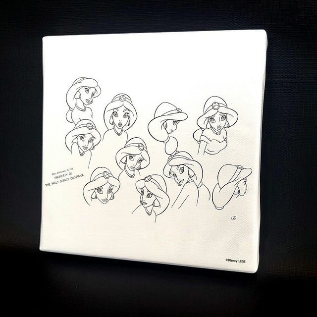 キャンバスアート(アラジン) 3,800円(税込4,180円)|ディズニー100周年「The Wonder Movie CAFE」