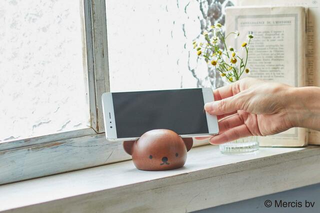 【ミッフィー】ボリス スマホスタンド【サイズ】約幅96×奥行70×高さ49mm