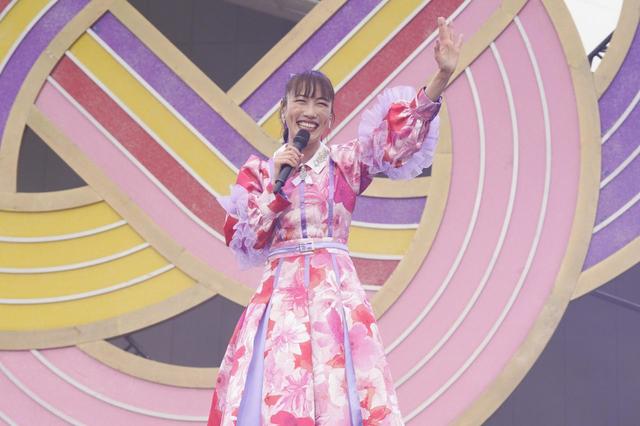 ももいろクローバーZ「ももクロ 春の一大事2022 ～笑顔のチカラ つなげるオモイ in 楢葉・広野・浪江 三町合同大会～」　撮影：上飯坂一