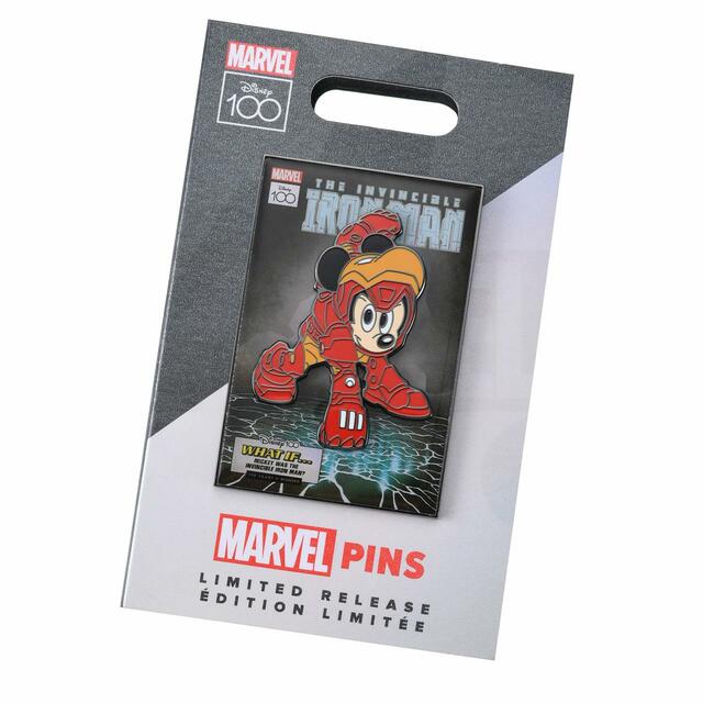 マーベル ミッキー ピンバッジ The Invincible Iron Man Disney100 special MARVEL comic cover series 2,090円 